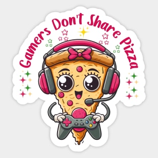 Gamer Pizza Sticker